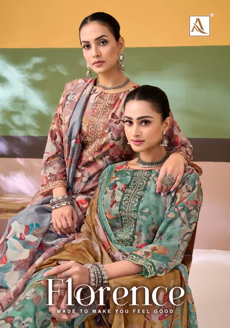 Florence By Alok Suit Pure Cotton Printed Dress Material Wholesale Price In Surat